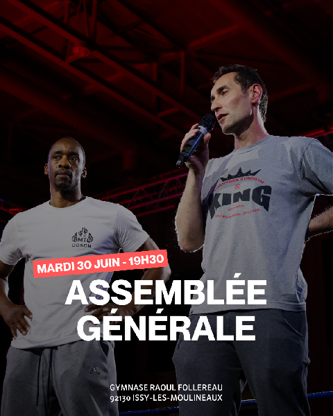 ASSEMBLÉ GÉNÉRALE DU CLUB LE MARDI 30 JUIN 2026 À 19H30