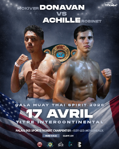 GALA MUAY THAI SPIRIT 17 AVRIL 2026